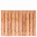 Hout-betonschutting motief antraciet i.c.m. tuinscherm red class wood 21-planks